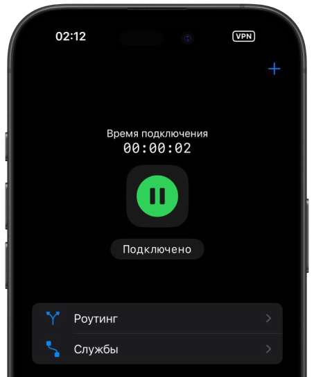 Интерфейс v2RayTun